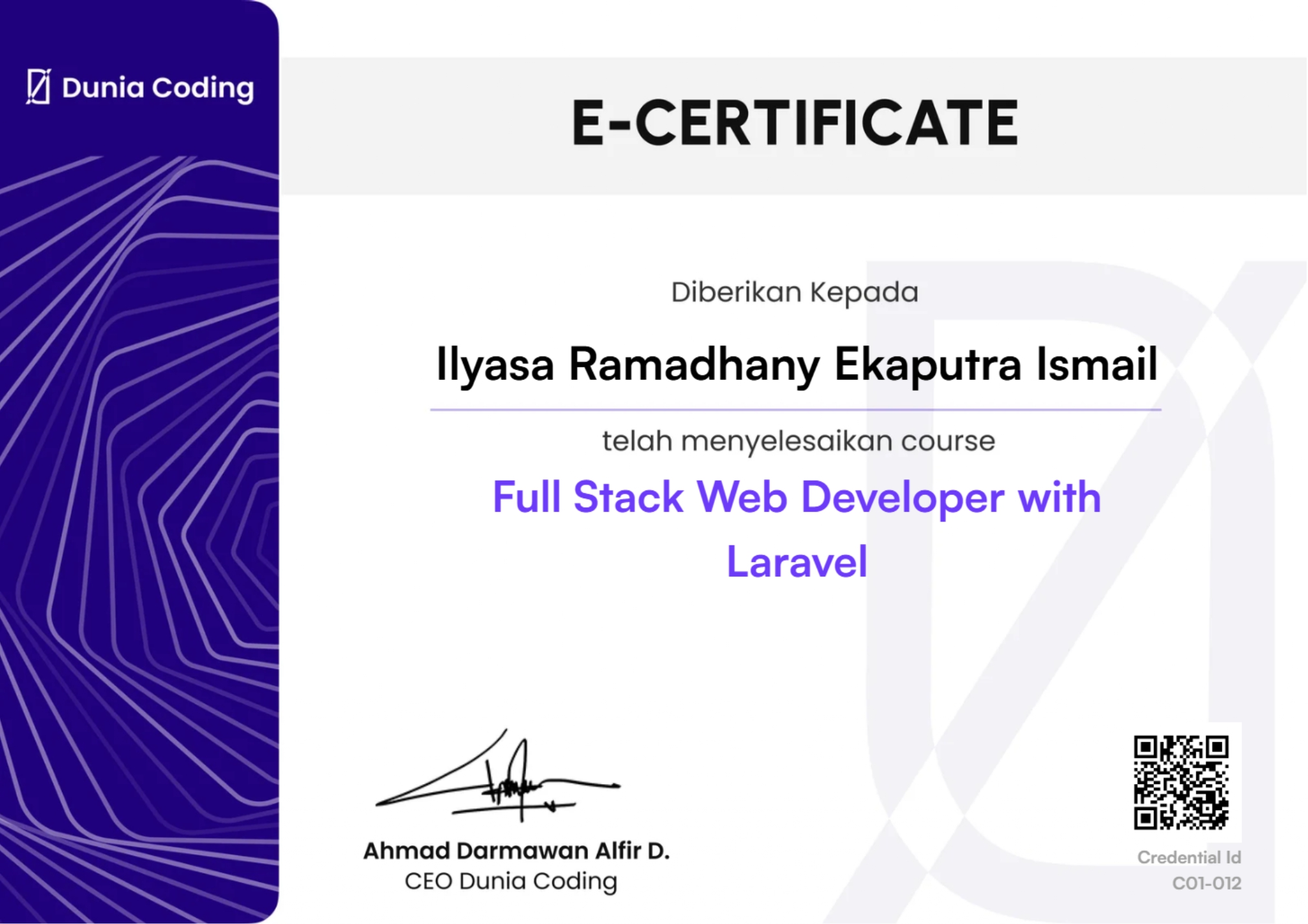 Web Development Certificate