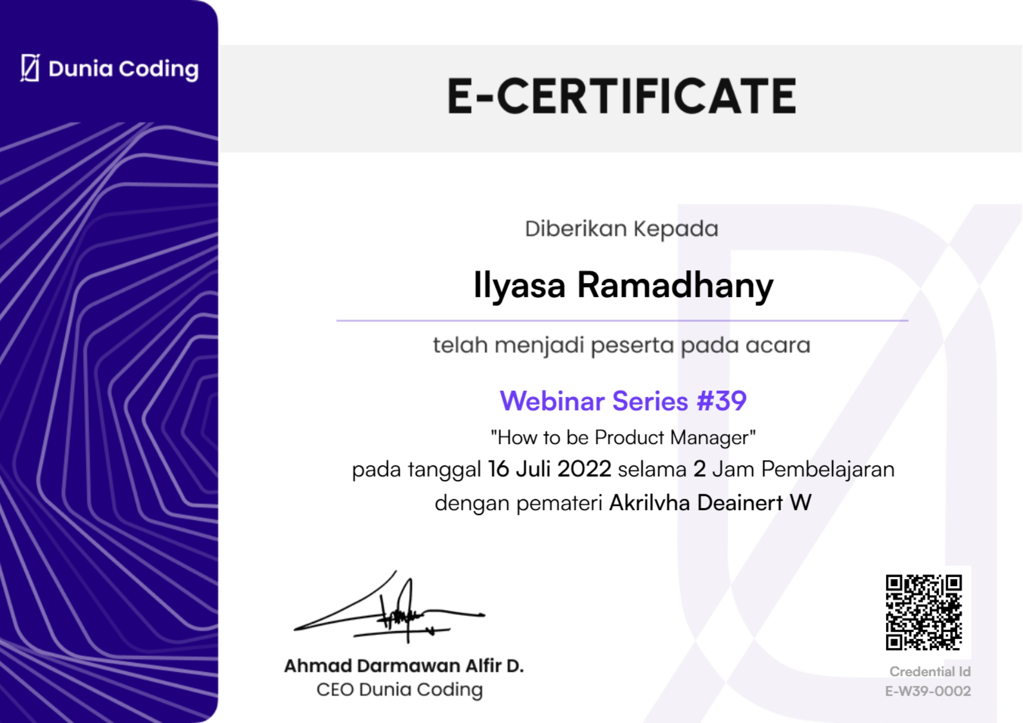 Product Manager Webinar